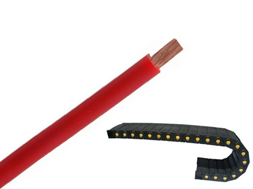 中速移動柔性單芯拖鏈電(diàn)纜