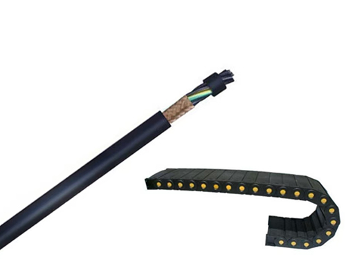 低(dī)速移動柔性屏蔽拖鏈電(diàn)纜